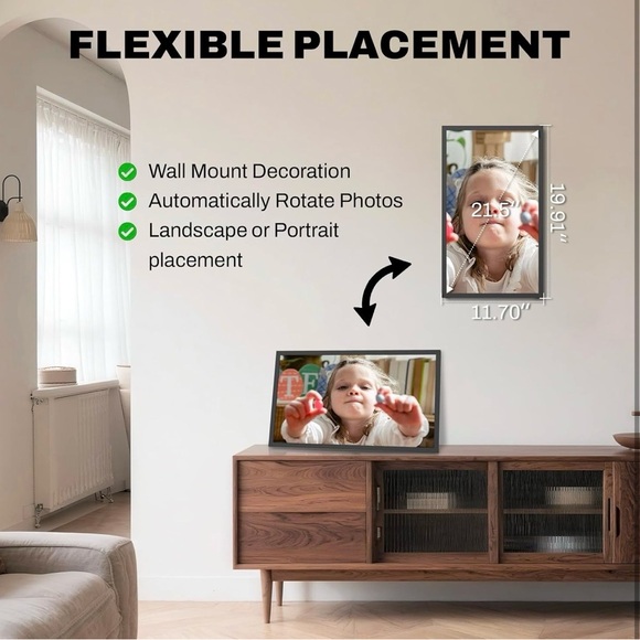 Smart Digital Photo Frame - Black Border - Picture 6 of 8